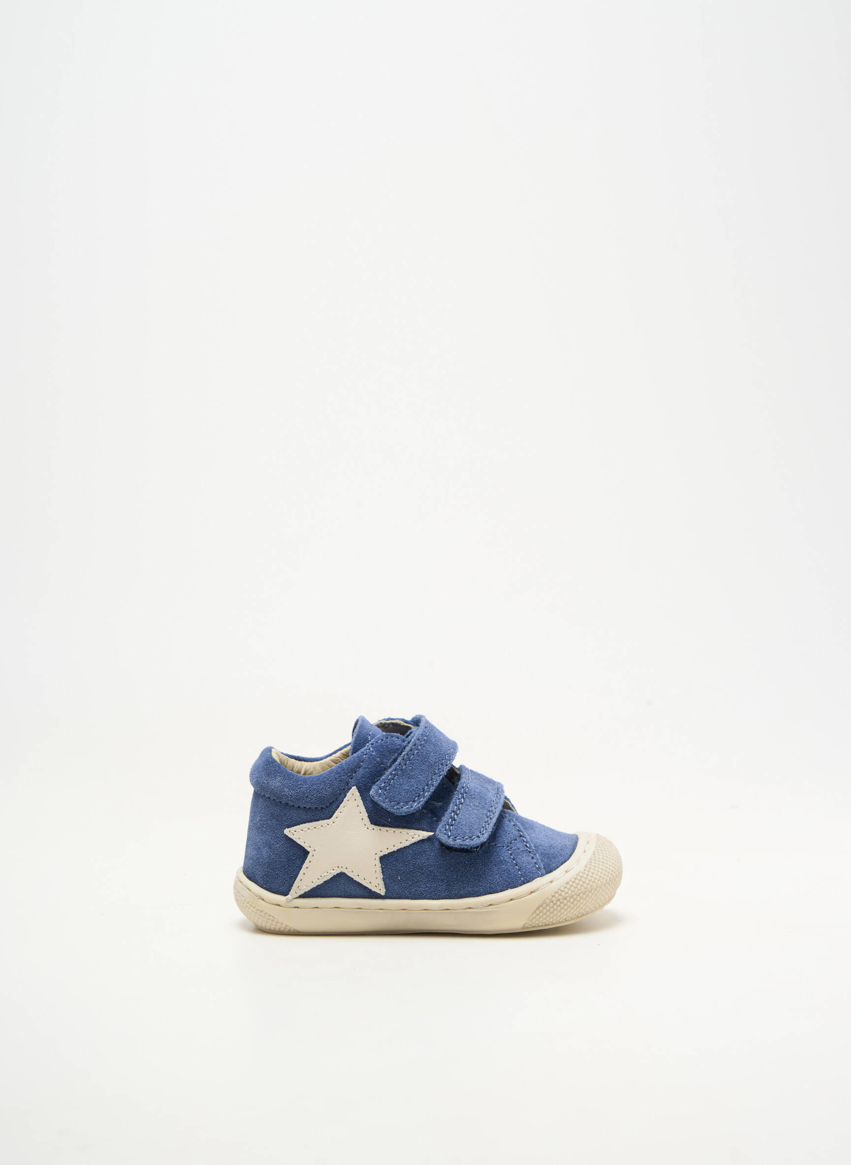 Bottillons nubuck bout rond bleu NATURINO garçon