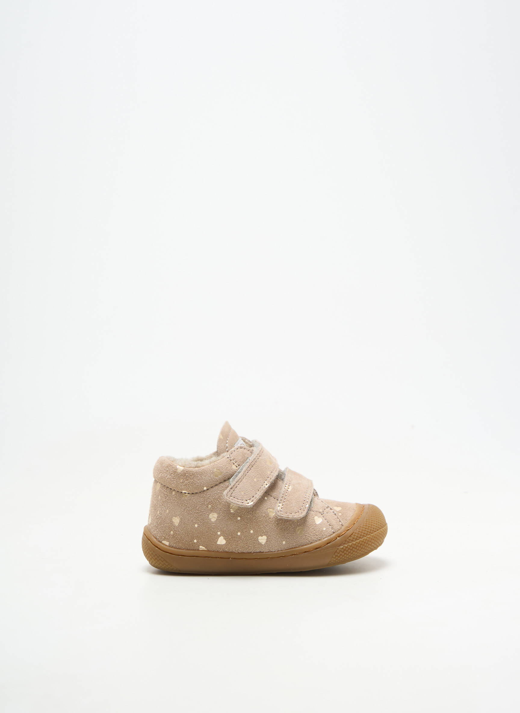 Bottillons nubuck bout rond beige NATURINO fille