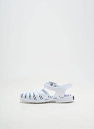 Chaussures aquatiques matière lisse talon bas blanc MEDUSE enfant