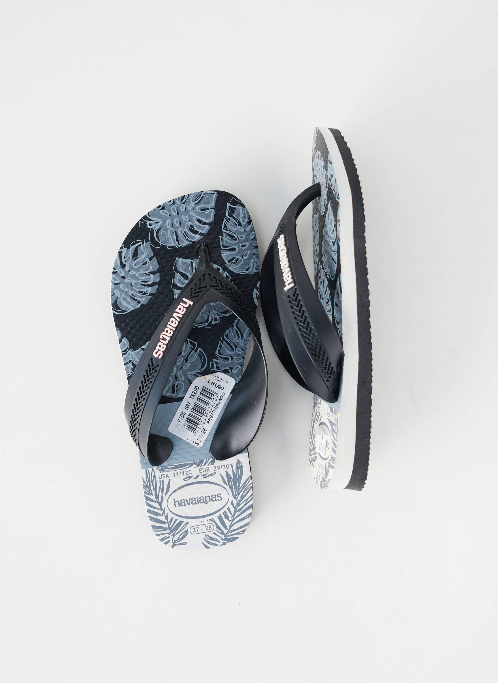 Tongs bout rond gris HAVAIANAS enfant