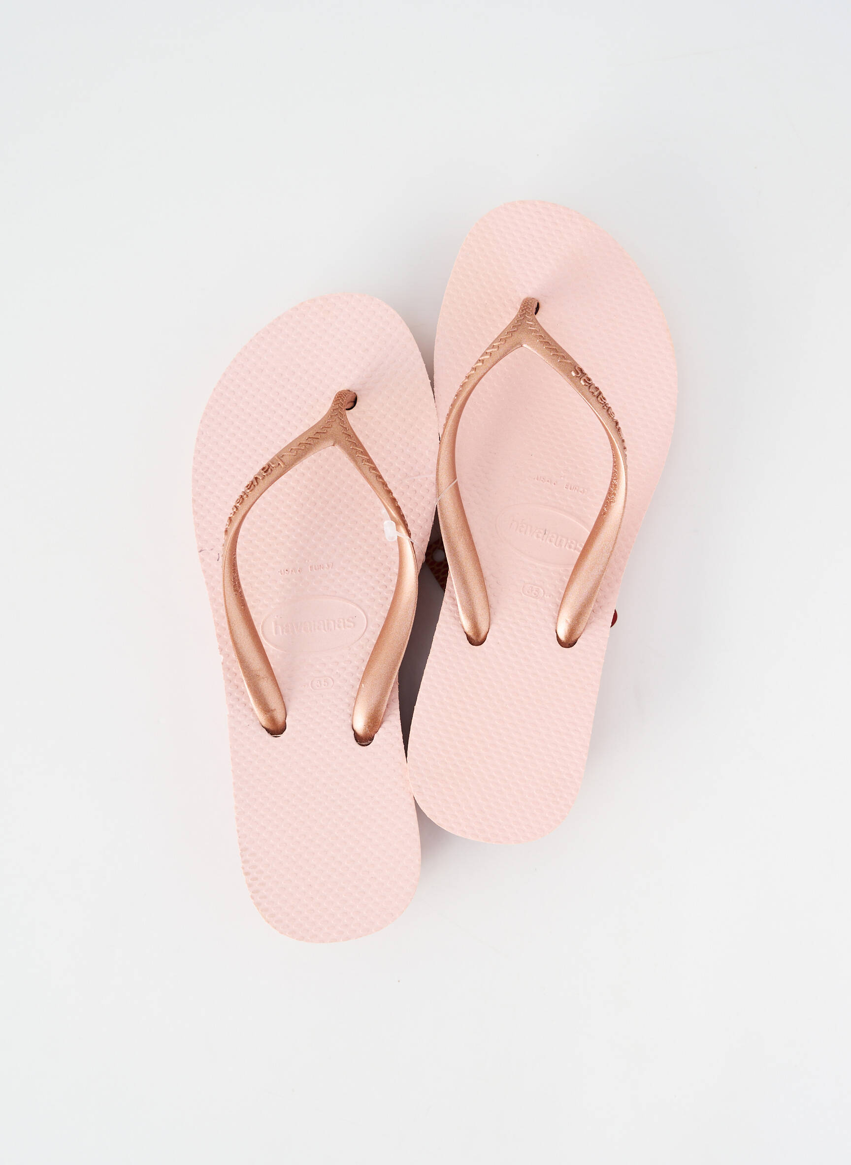 Tongs talon plat jusqu'à 3cm rose HAVAIANAS femme