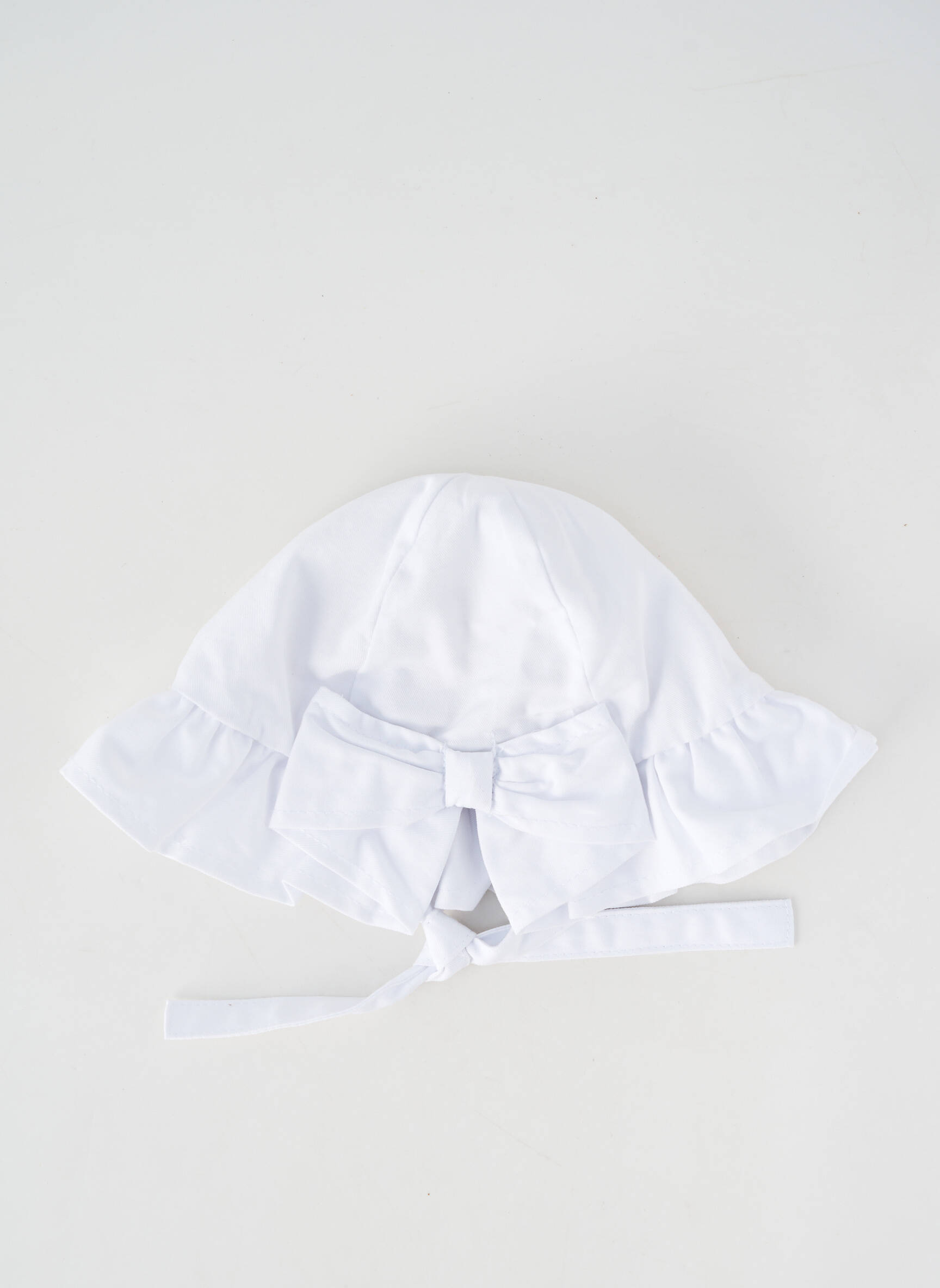 Chapeau fermeture liens à nouer blanc MAYORAL fille