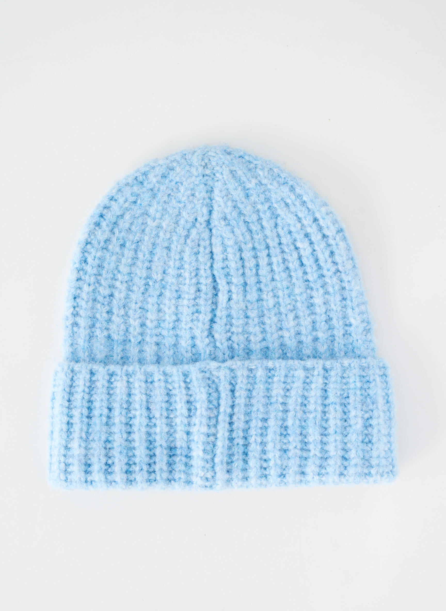 Bonnet bord-côtes bleu GARCIA enfant