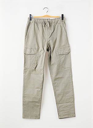 Pantalon cargo slim taille élastique vert GARCIA garçon
