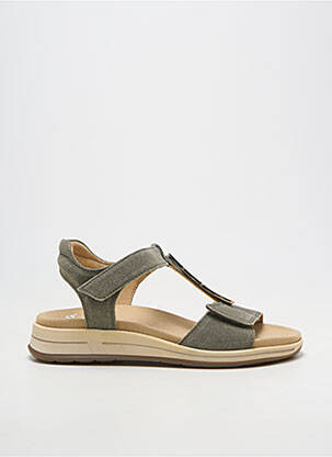 Sandales/nu pieds bout ouvert talon plat jusqu'à 3cm vert ARA femme