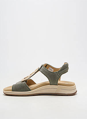Sandales/nu pieds bout ouvert talon plat jusqu'à 3cm vert ARA femme