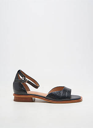 Sandales/nu pieds matière lisse talon plat jusqu'à 3cm noir EMILIE KARSTON femme