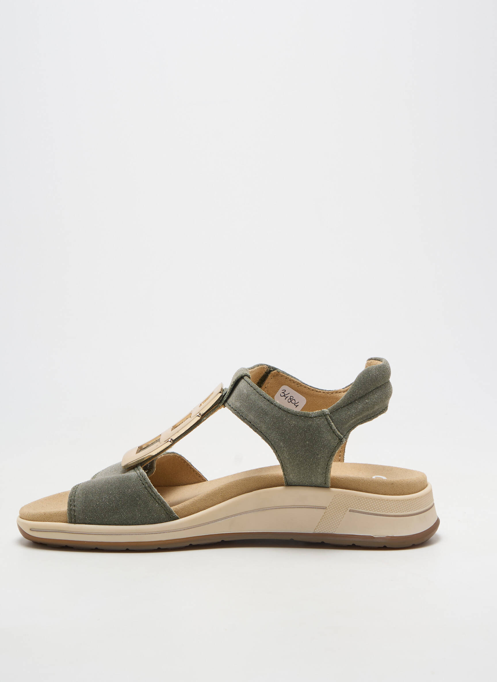 Sandales/nu pieds bout ouvert talon plat jusqu'à 3cm vert ARA femme