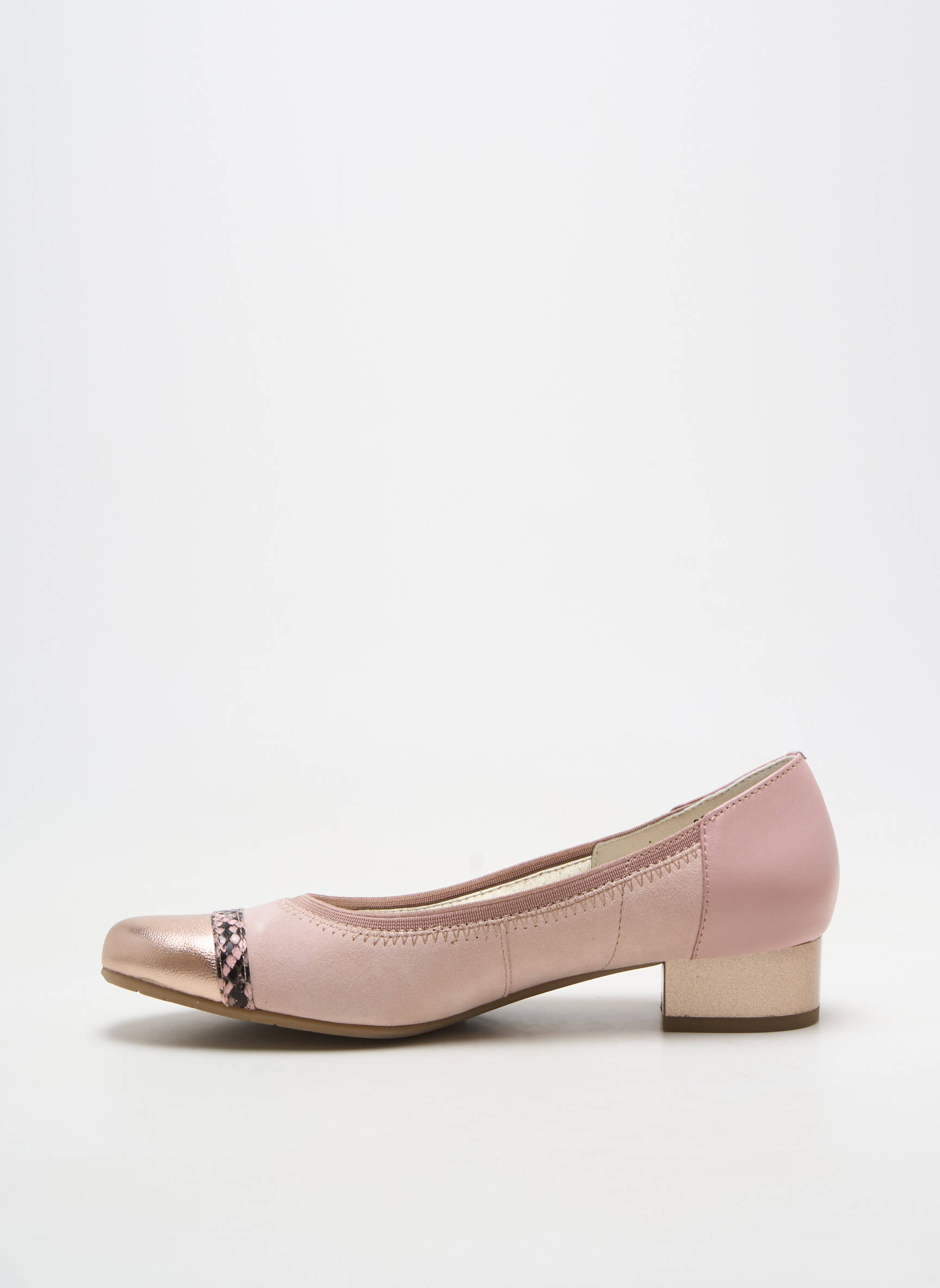 Ballerines carré talon plat jusqu'à 3cm rose SWEET femme
