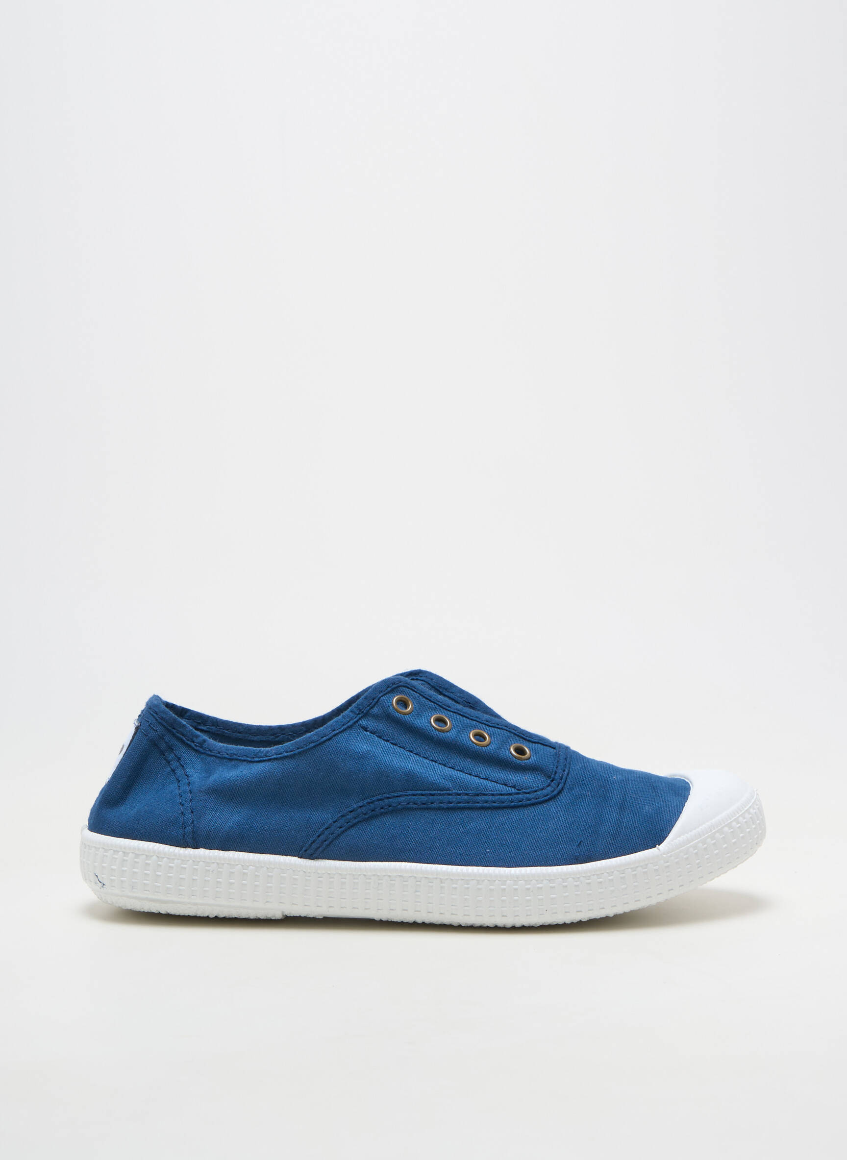 Baskets fermeture elastique talon plat jusqu'à 3cm bleu POTOMAC femme