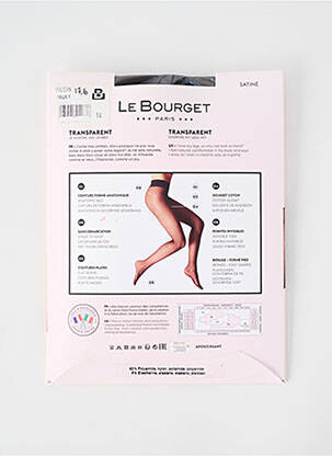 Collants elastique à la taille marron LE BOURGET femme