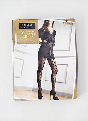 Collants imprimé pois bleu LE BOURGET femme