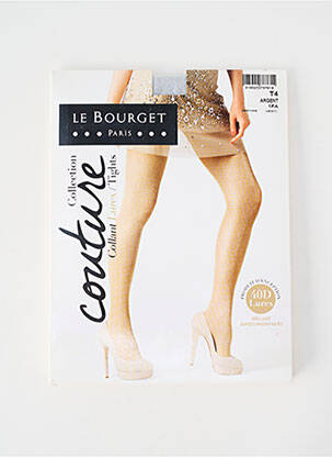 Collants imprimé pois argent LE BOURGET femme