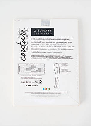 Collants imprimé pois argent LE BOURGET femme