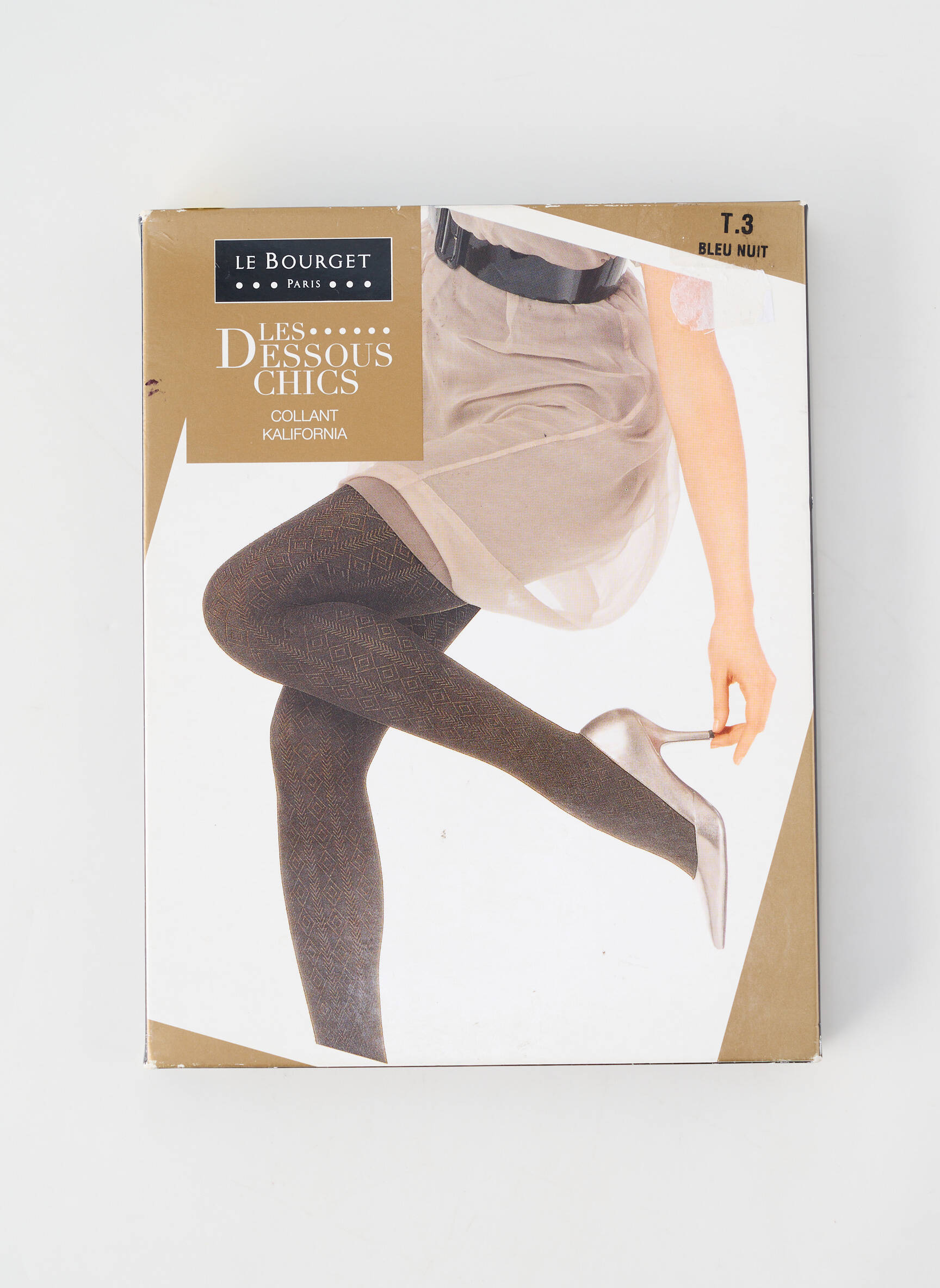 Collants stretch bleu LE BOURGET femme
