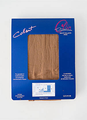 Collants stretch beige CLIO femme