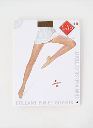 Collants stretch beige CLIO femme