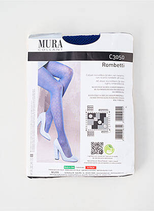 Collants stretch bleu MURA femme