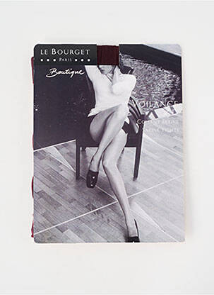 Collants stretch rouge LE BOURGET femme