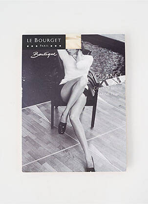 Collants stretch beige LE BOURGET femme