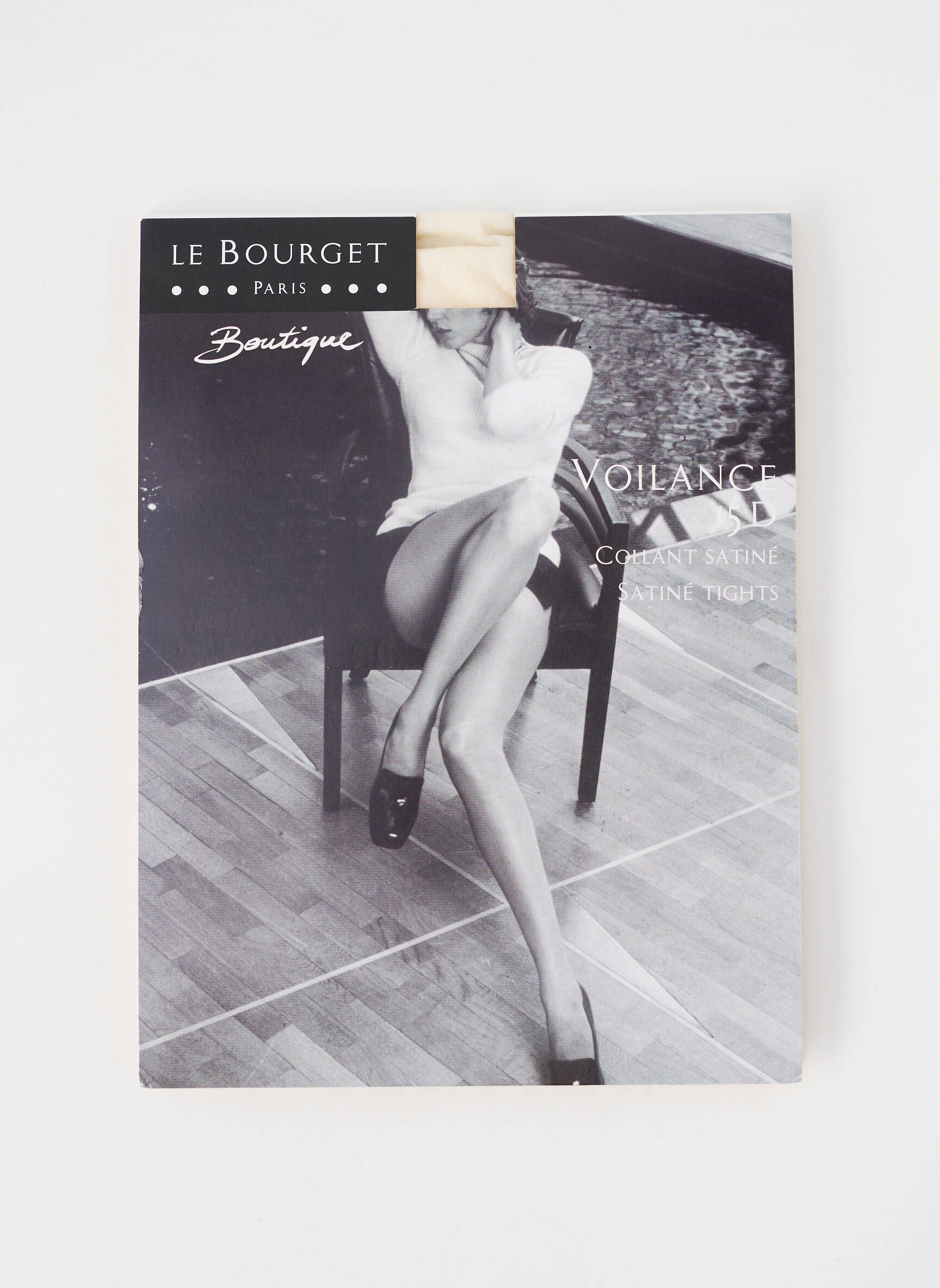 Collants stretch beige LE BOURGET femme