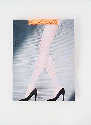 Collants stretch orange EMILIO CAVALLINI femme