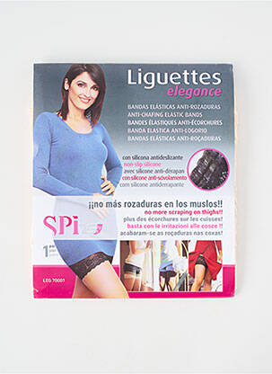 Bas tissage dentelle rose SPIFASHION femme