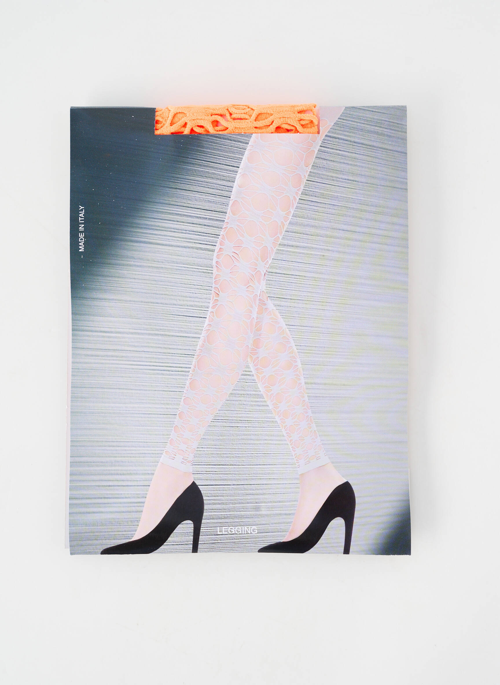 Collants stretch orange EMILIO CAVALLINI femme