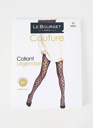 Collants imprimé pois rouge LE BOURGET femme