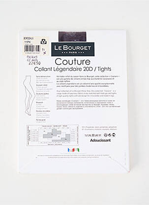 Collants imprimé pois rouge LE BOURGET femme