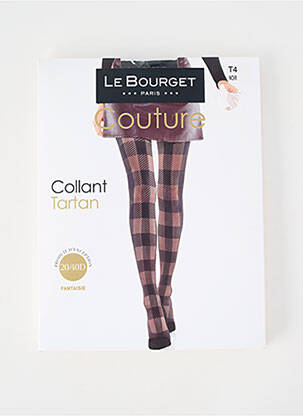 Collants stretch noir LE BOURGET femme