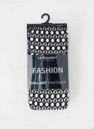 Collants stretch noir LE BOURGET femme
