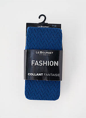 Collants stretch bleu LE BOURGET femme