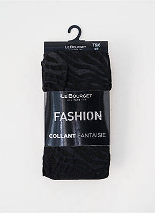 Collants stretch noir LE BOURGET femme