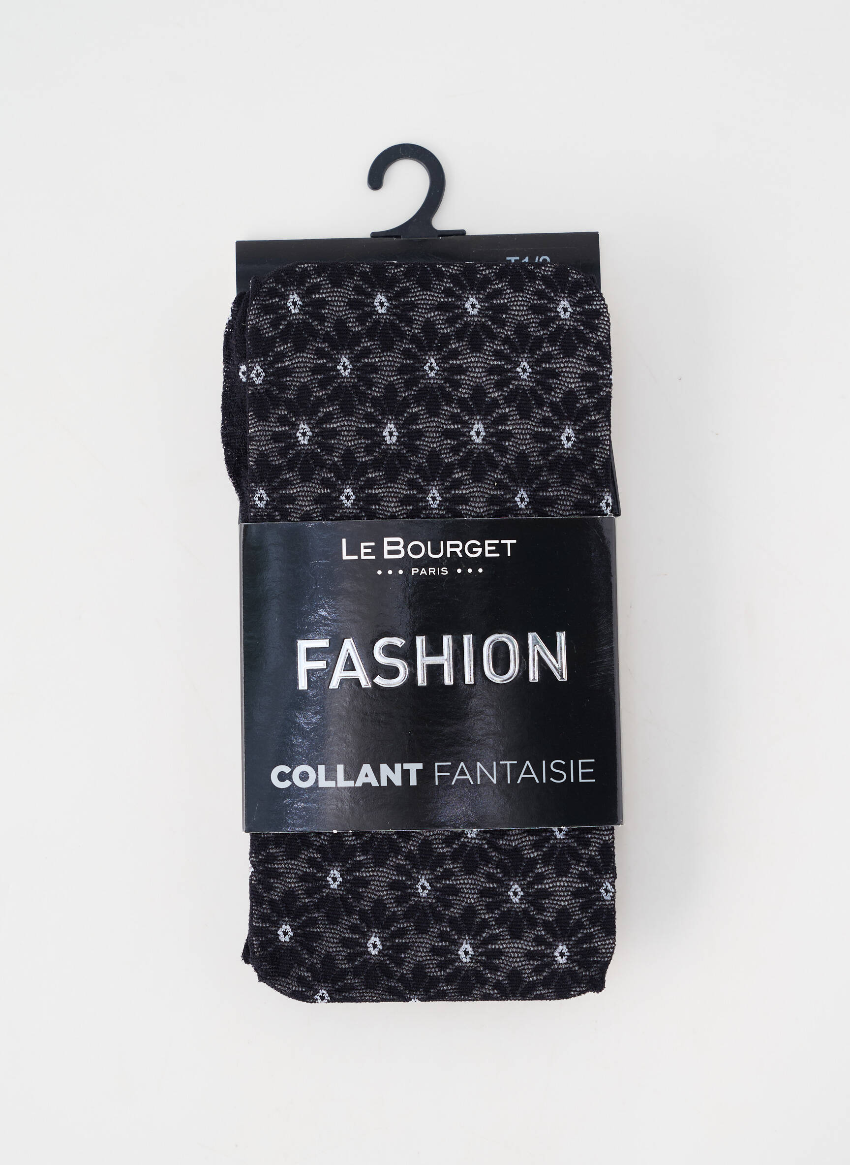 Collants stretch noir LE BOURGET femme