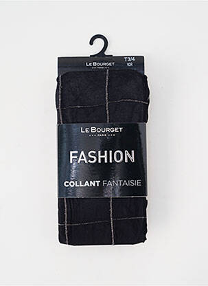 Collants stretch noir LE BOURGET femme