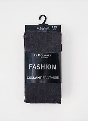 Collants stretch noir LE BOURGET femme