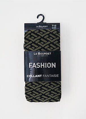 Collants stretch vert LE BOURGET femme