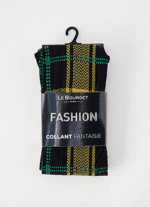 Collants stretch jaune LE BOURGET femme