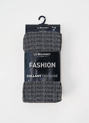 Collants stretch noir LE BOURGET femme
