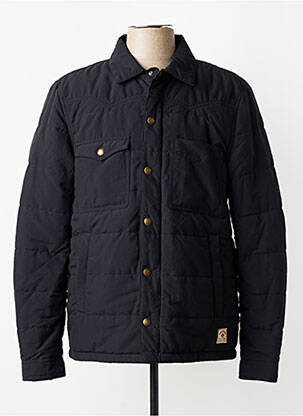 Blouson fermeture zippée sous rabat pressionné noir DAYTONA homme