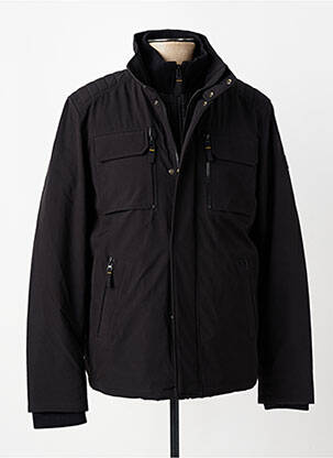 Blouson fermeture zippée sous rabat pressionné noir DAYTONA homme