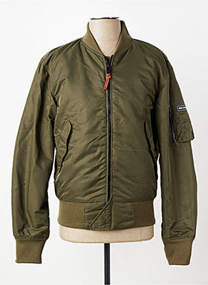 Blouson manches longues vert IRON AND RESIN homme