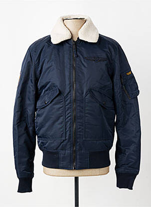 Doudoune manches longues sans capuche bleu DAYTONA homme