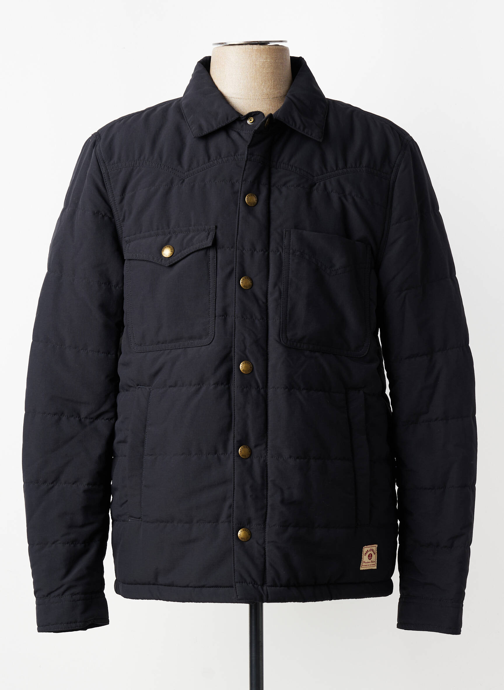 Blouson fermeture zippée sous rabat pressionné noir DAYTONA homme