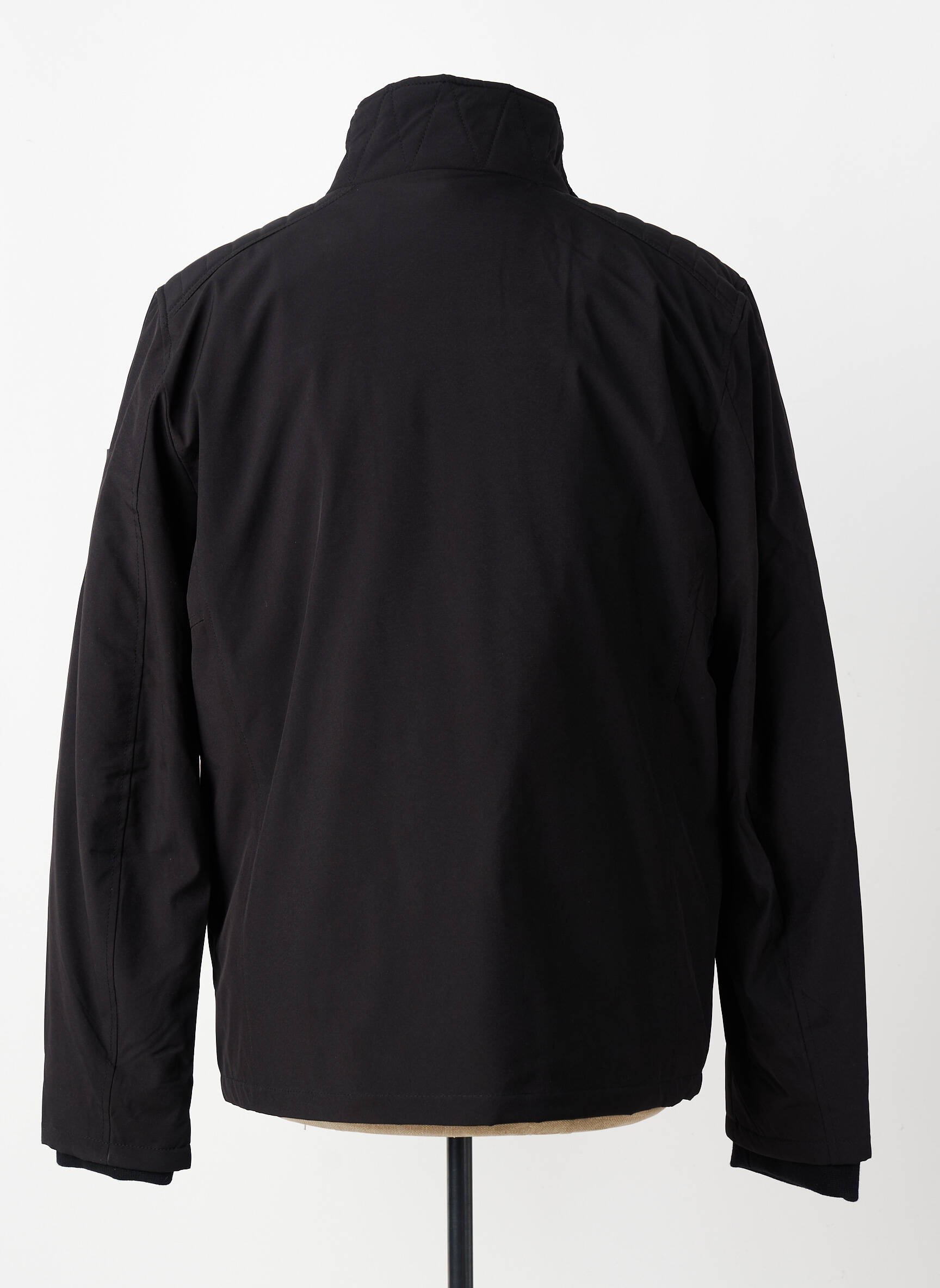 Blouson fermeture zippée sous rabat pressionné noir DAYTONA homme