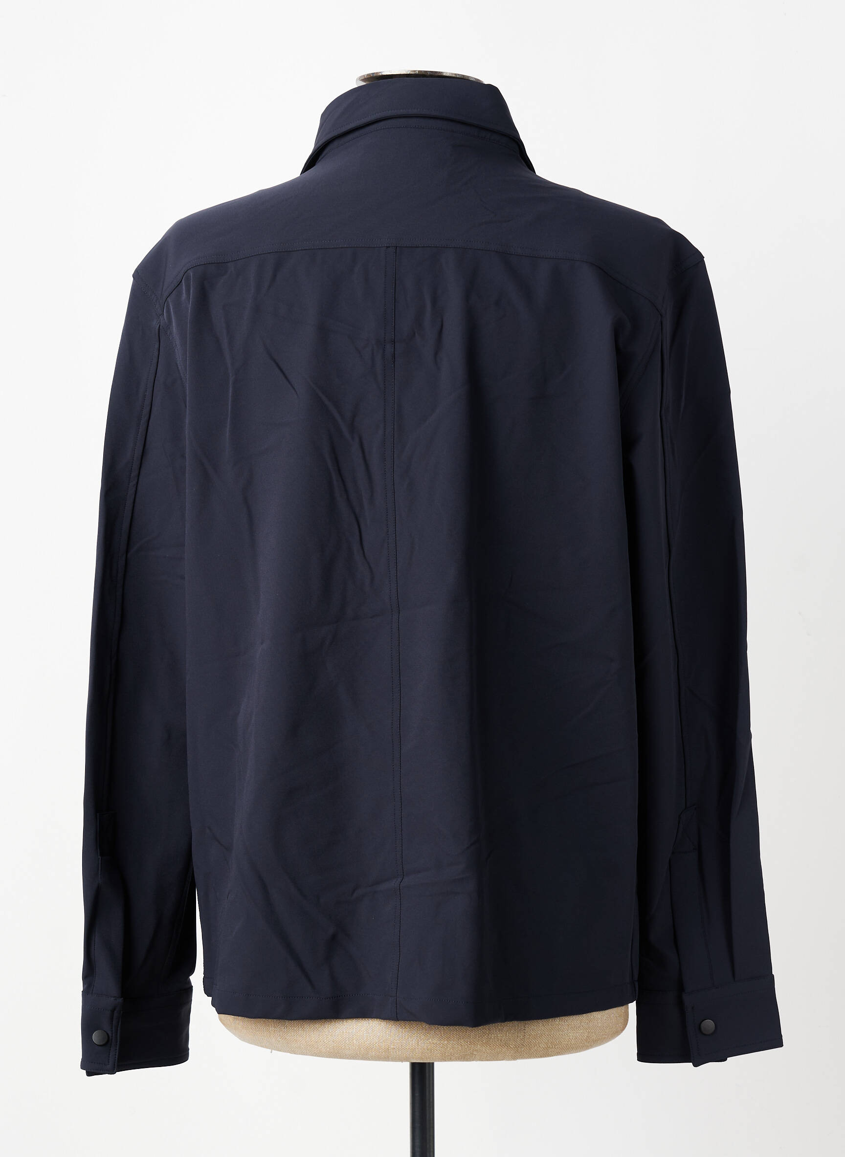 Veste casual coupe droite bleu DAYTONA homme