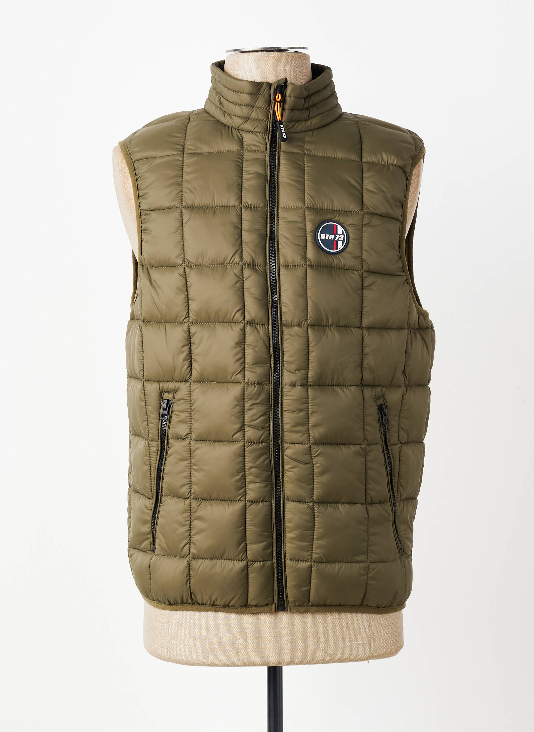 Doudoune poches sans capuche vert DAYTONA homme