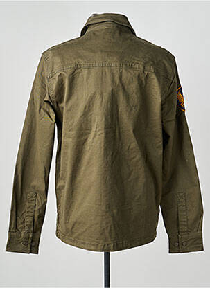 Veste casual fermeture boutonnée sur le devant vert DAYTONA homme