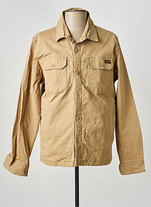 Veste casual fermeture boutonnée sur le devant beige DAYTONA homme